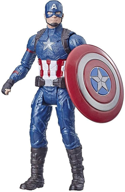 Marvel Avengers: Endgame Titan Hero Series Captain America 12"-Scale Super Hero Action Figure Toy with Titan Hero Power Fx Port