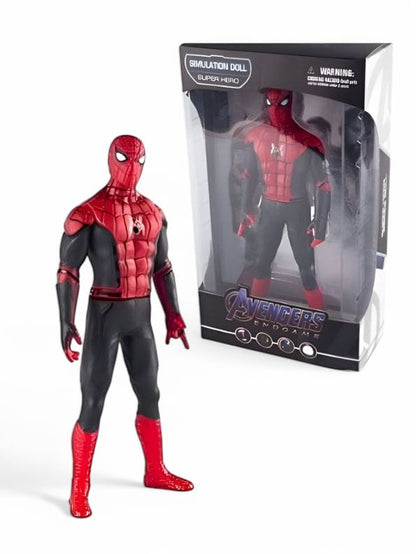 Spider-Man Marvel Titan Hero Series 12-Inch New Red and Black Suit Action Figure Toy, Movie Inspired, for Kids Ages 4 and Up