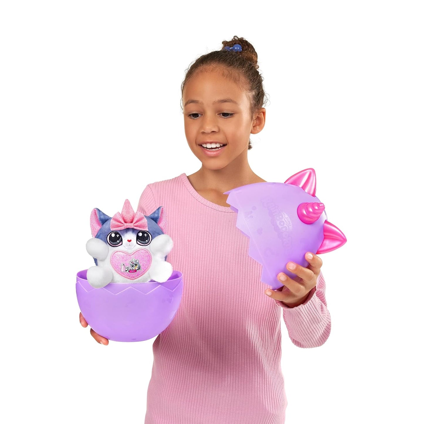 Rainbocorns Kittycorn Surprise Series 2, Sola the Bengal Cat - Collectible Plush - 10 Surprises to Unbox, Peel and Reveal Heart, stickers, Ages 3+ (Bengal Cat)