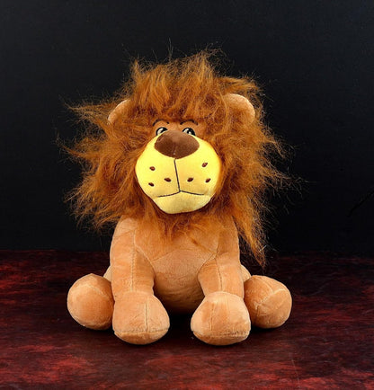 Tickles Sitting Jungle Lion Alex Soft Stuffed Plush Animal Toy for Kids Room (Size: 40 cm Color: Brown)