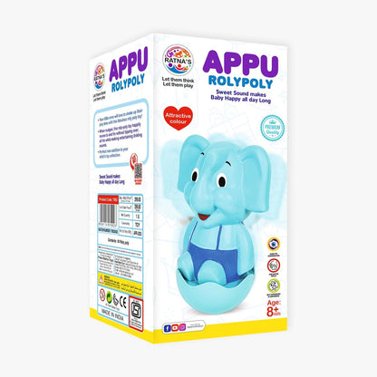 Ratna's Appu Roly Poly Elephant Toy with Sweet Sound
