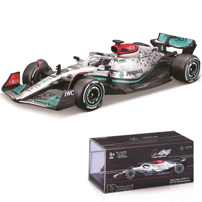Bburago 1:43 Signature Mercedes AMG F1 W13 Lewis Hamilton 44 Die-cast Model