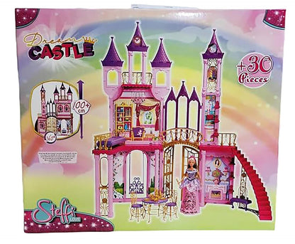 Knick Knack Steffi Love Dream Castle Playset Comes with 30+ Accessories Designed for Girls Age 5 and up | Features Elegant Rooms, Fun Details & Endless Pretend Play.