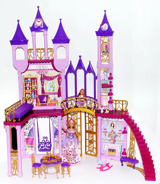 Knick Knack Steffi Love Dream Castle Playset Comes with 30+ Accessories Designed for Girls Age 5 and up | Features Elegant Rooms, Fun Details & Endless Pretend Play.