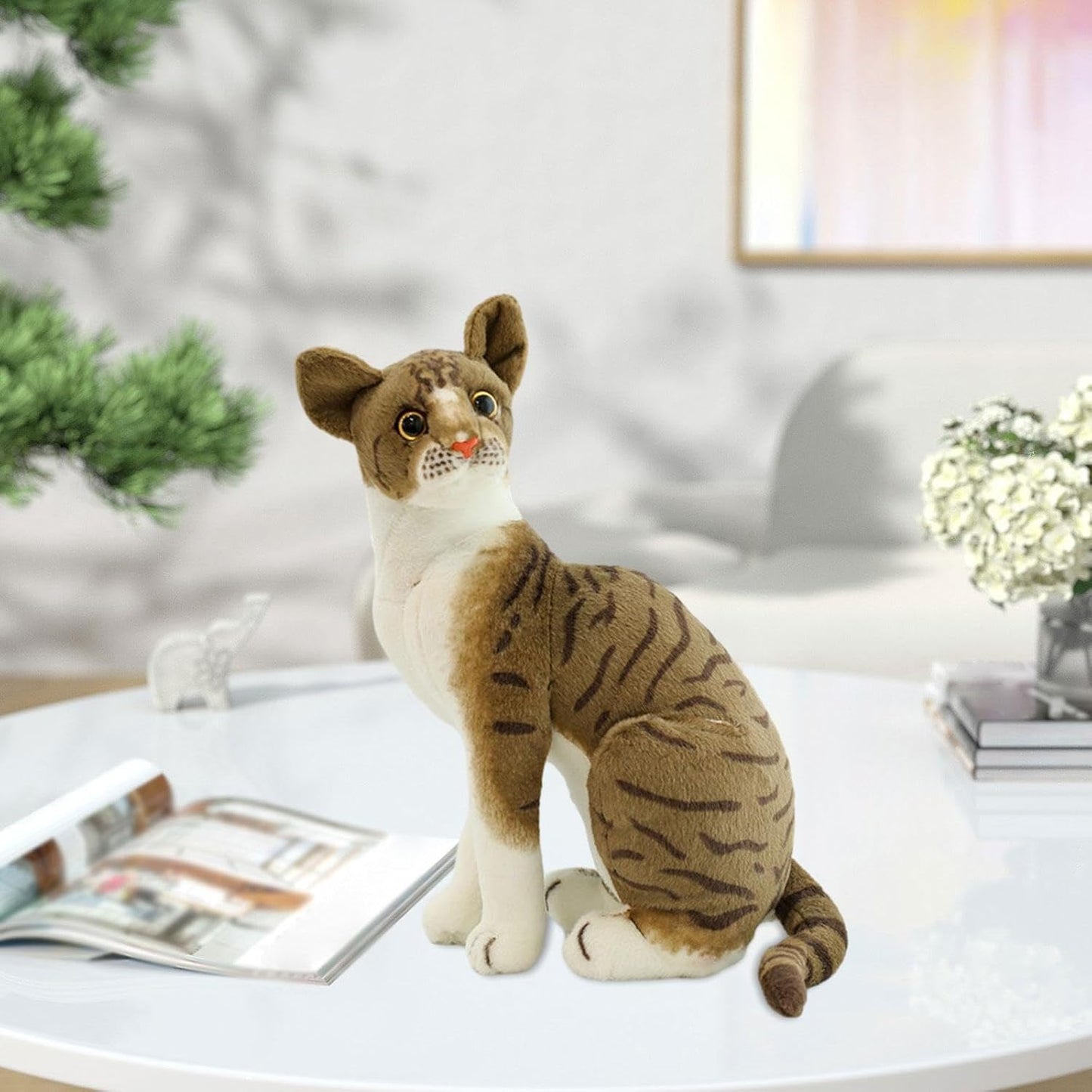 ATORSE™ Cute Cats Plush Doll Comfortable Lovely Stuffed Animals for Office Sofa Home|Baby | Toys for Baby | Plush Baby Toys