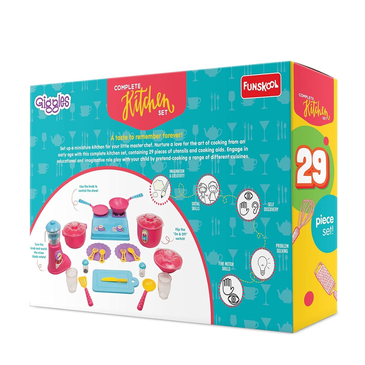 Funskool Giggles Complete Kitchen Playset – 29 Pieces