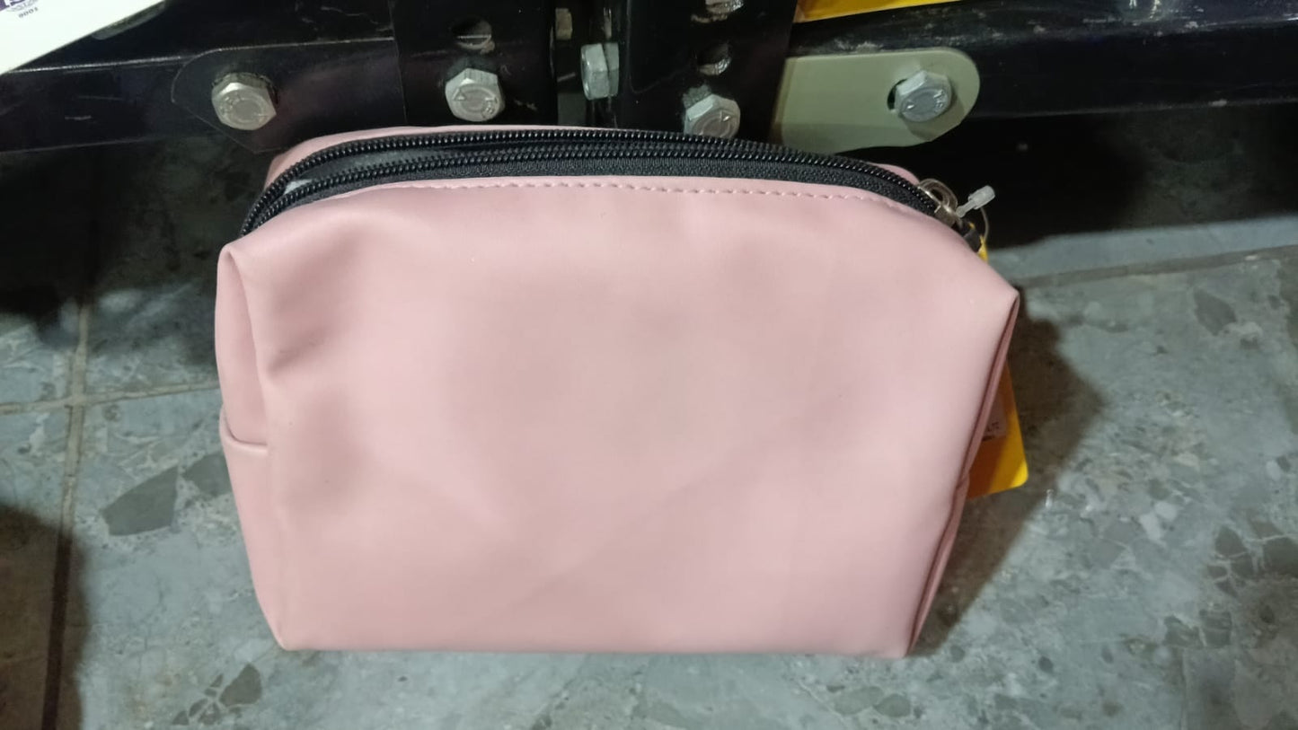 Pink Cosmetic Pouch