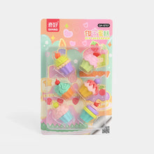 DIY Cupcake Shaped Eraser Set