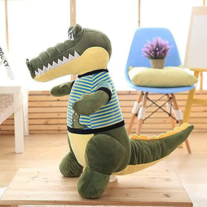 Firstly Traders Soft Toys for Girls | Plush Pillow for Girls| Adorable Smart Cute Crocxy Crocodile|Fun and Playtime Large (76 cm)