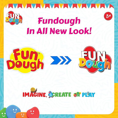 Fundough - Doctor Dough Kit, Shaping and Sculpting Playset, 3years +, Multi-Colour
