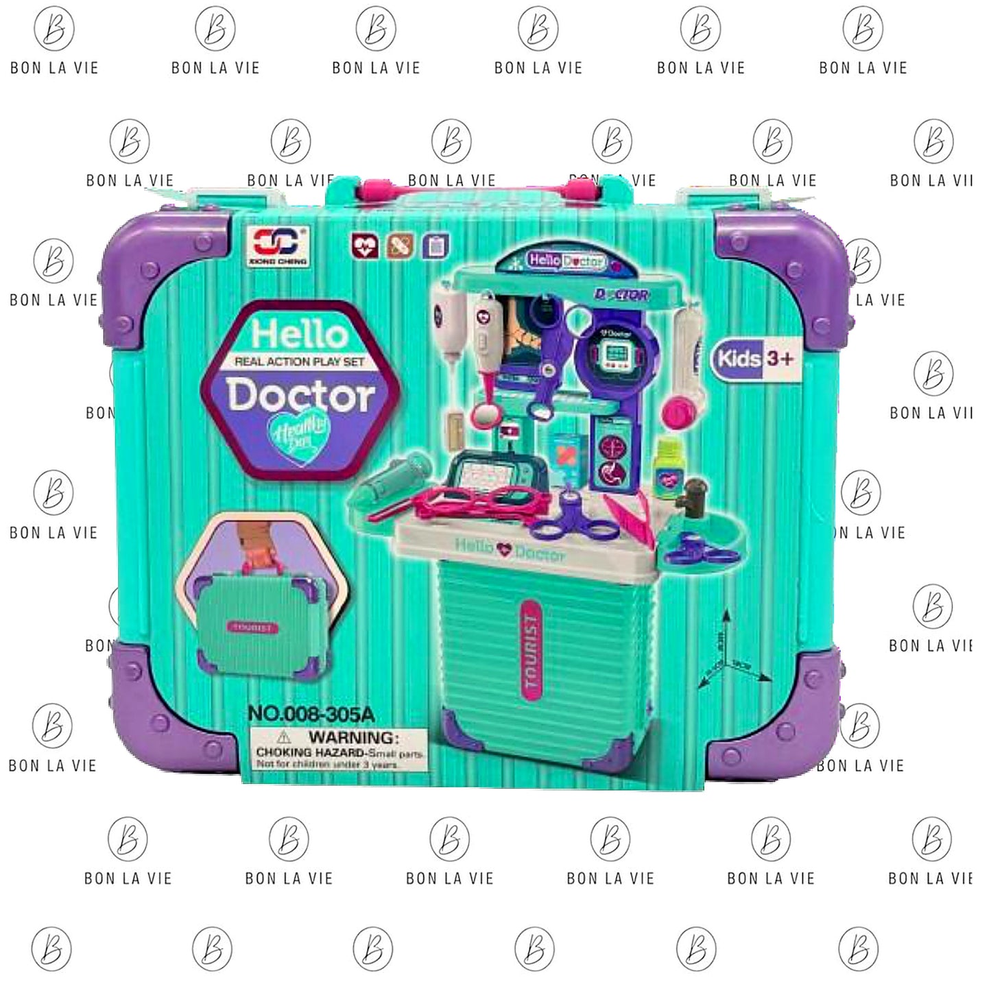 Hello Doctor 3-in-1 Medical Trolley Playset