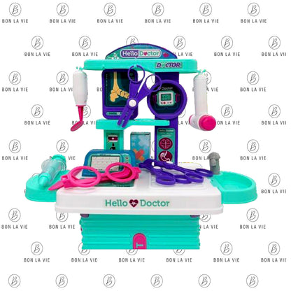 Hello Doctor 3-in-1 Medical Trolley Playset