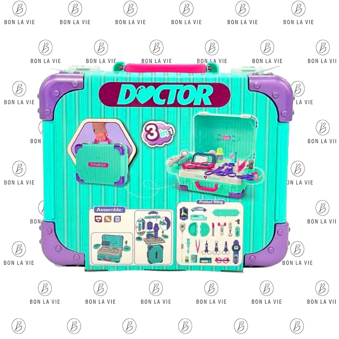 Hello Doctor 3-in-1 Medical Trolley Playset