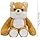 JAWSEU Dog Plush Toy, Cute Stuffed Animal Dog Plush Doll with Magnet Pillow Kawaii Stuffed Animals Soft Plush Toys Gift for Boys and Girls