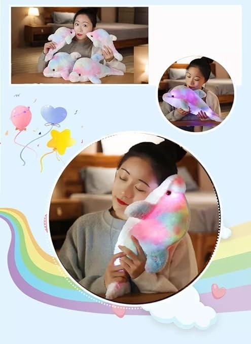 Rainbow Dolphin Soft Plush Toy