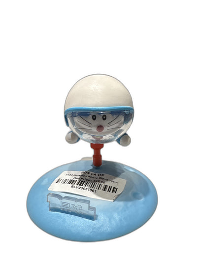 Doraemon Astronaut Phone Stand Figure - 10cm Collectible Desk Accessory