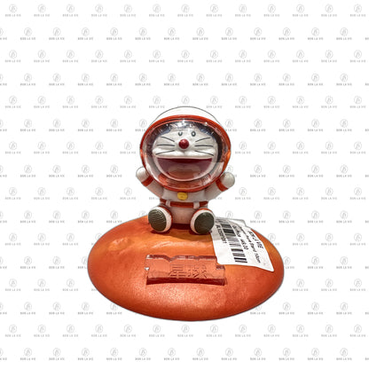 Doraemon Astronaut Phone Stand Figure - 10cm Collectible Desk Accessory