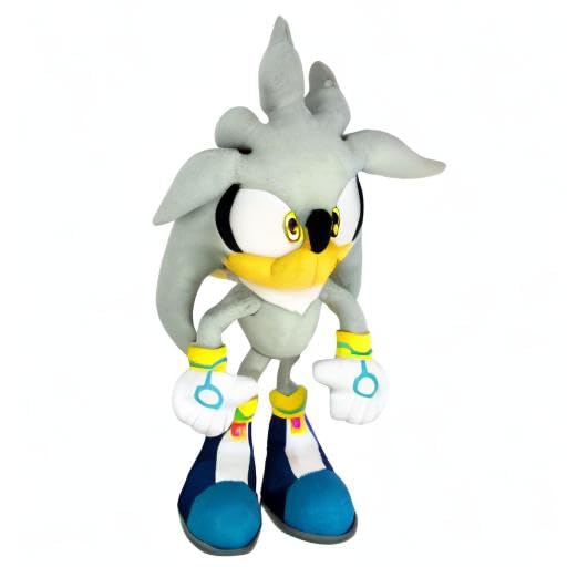 Great Eastern GE-8960 Sonic The Hedgehog 13" Plush Doll, Silver