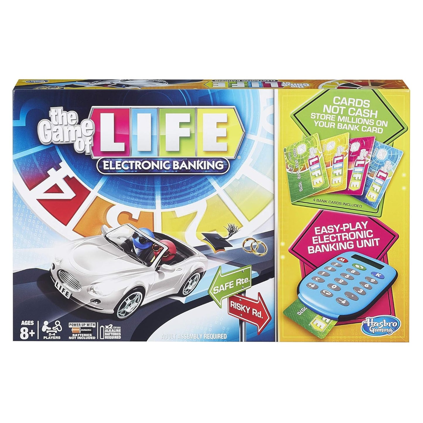 Hasbro Gaming Game Of Life Electronic Banking Board Games for Kids 8Y+, Multicolour