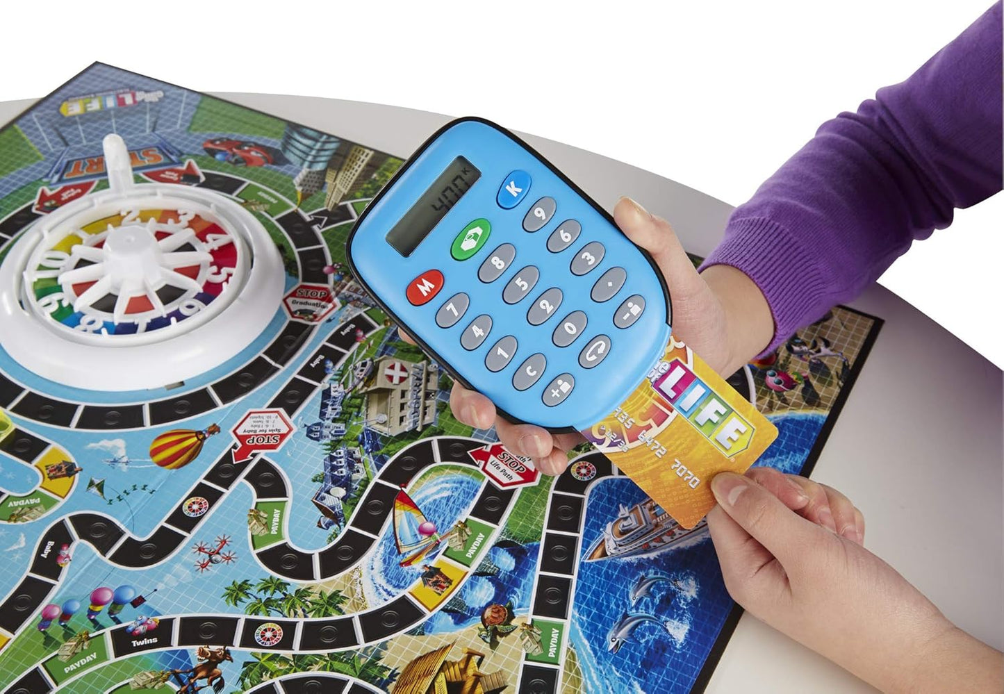 Hasbro Gaming Game Of Life Electronic Banking Board Games for Kids 8Y+, Multicolour