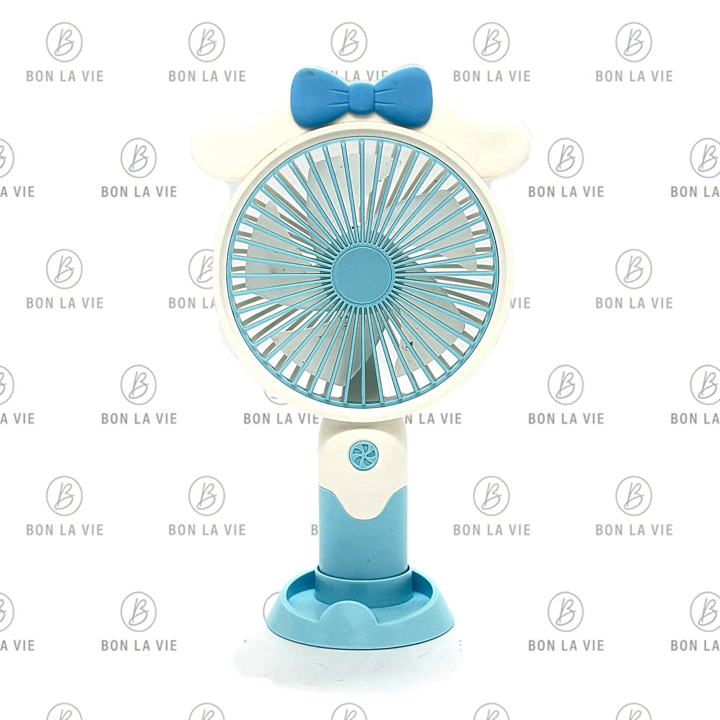 DianDi Fashion Fan — Bow & Ears Design Handheld Desktop USB Fan