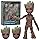 AK ANOLIHK® Action Figure Limited Edition for Car Dashboard, Decoration, Cake, Office Desk & Study Table (AF26CM-GROT MERT)