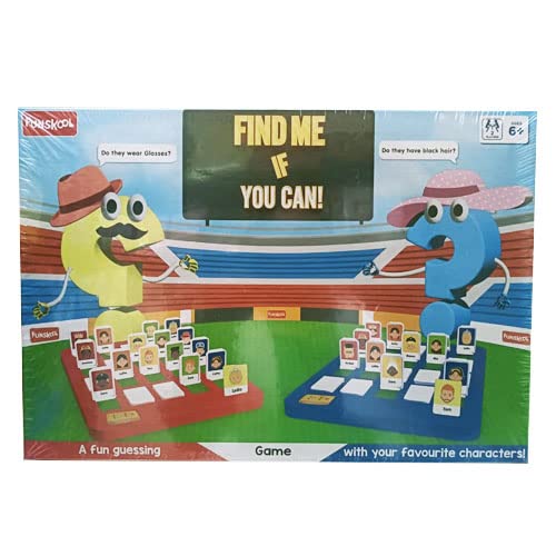 Funskool Games, Find Me If You Can,Family Games, Strategy Board Games, Get into Funzone, Toys for Kids, Guessing Game, multicolour, Ages 6 and above, Multicolour