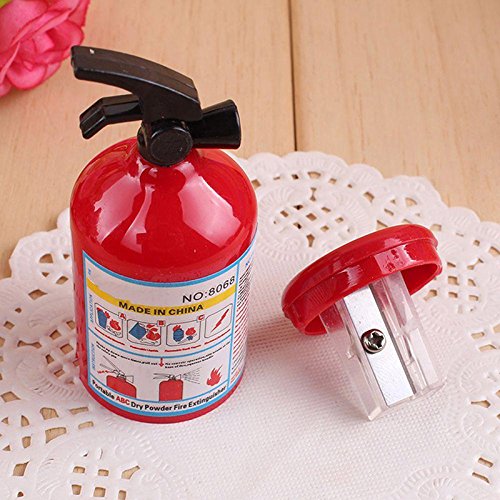 Fire Extinguisher Shaped Pencil Sharpener (5+ Years)