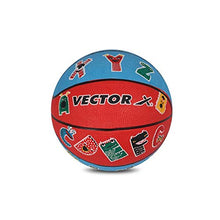 Vector X Alphabet Size 3 Kids Basketball - Multicolour Fun Learning Ball