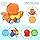 Giggles Funskool Pour & Play Octopus Bath Toy For Kids, Toy For 2 Year Kid, Perfect For Bath Time Play, Water Play, Infant And Preschool