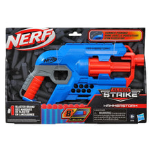 NERF Alpha Strike Hammerstorm Blaster with Hammer-Priming Action, 8-Dart Drum, 8 Darts, Multicolor, 8Y+