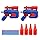 Nerf Alpha Strike Optic QS-4 Duel Targeting Set, 22-Pieces, Includes 2 Blasters, 4 Half-Targets, 16 Official Darts, Multicolor