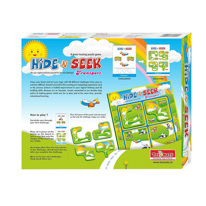 toymate Hide & Seek Transport-Fun Brain Teasing Award Winning Game For 8 Years & Abovefor Adult|Pack of 5