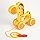 Ratna's Gary The Giraffe Pull Along Toy | Walk & Play Toy for Infant and Preschool Kids Age 18 Months +