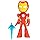 Marvel Spidey And His Amazing Friends Supersized Iron Man 9-Inch Action Figure, Preschool Super Hero Toy, 3Yrs+