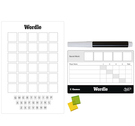 Hasbro Gaming Wordle The Party Game for 2-4 Players, 12Y+
