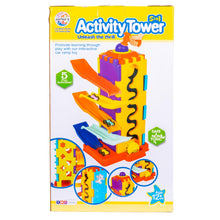 Ratna's 5-in-1 Activity Tower – Car Ramp, Shape Sorter and More