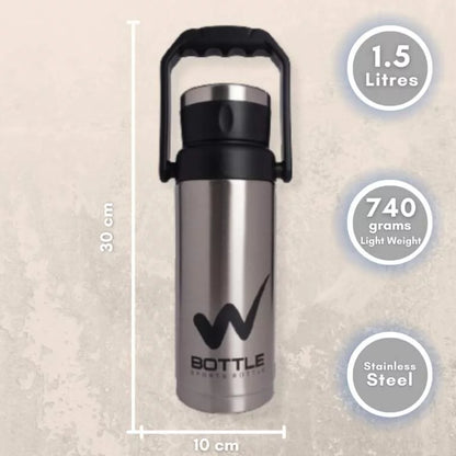W Bottles’ 1.5 Ltrs Insulated Stainless Steel Sports Bottle
