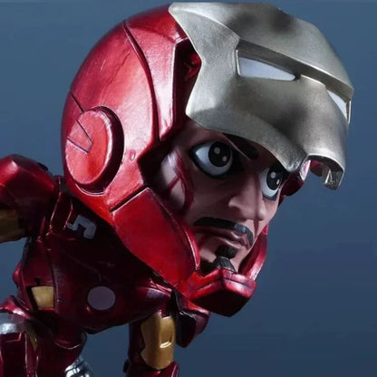 5.1 Inch Kneeling Iron Man Action Figure 13cm PVC Statue Model Toy