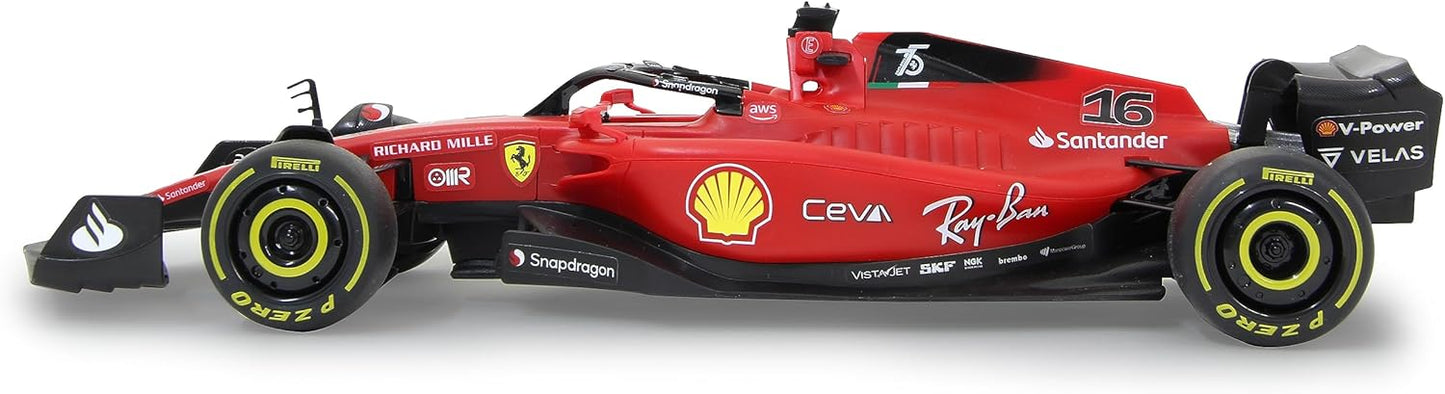 JAMARA Ferrari F1-75 1:18 2.4GHz 2.4GHz Multiplayer Officially Licensed Faithful Original Painting RC Car Red