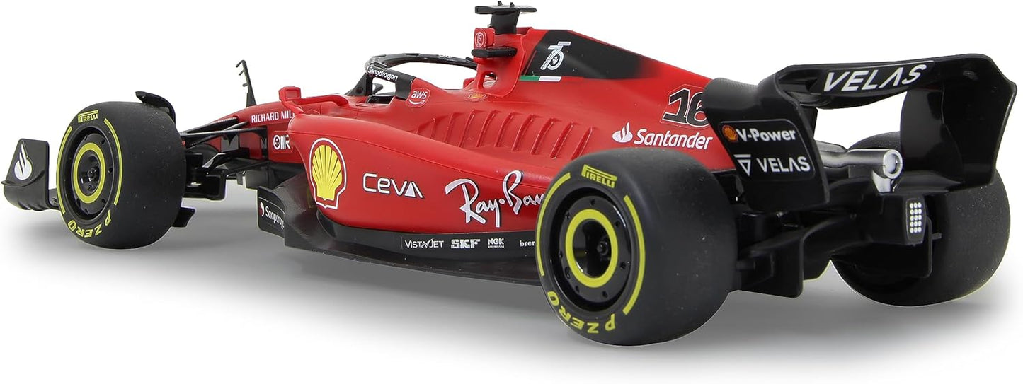 JAMARA Ferrari F1-75 1:18 2.4GHz 2.4GHz Multiplayer Officially Licensed Faithful Original Painting RC Car Red