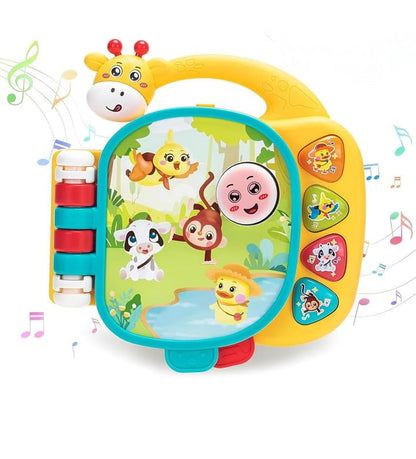 Musical Giraffe for Baby and Kid – Light-Up Keyboard with Ocean Theme, Animal Sounds and Educational Songs | Interactive Learning Toy for Infants & Toddlers (Color May Vary)