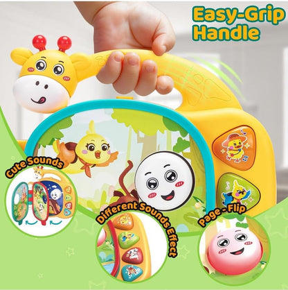 Musical Giraffe for Baby and Kid – Light-Up Keyboard with Ocean Theme, Animal Sounds and Educational Songs | Interactive Learning Toy for Infants & Toddlers (Color May Vary)