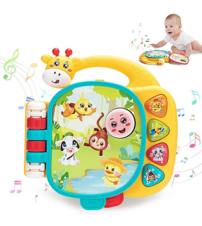 Musical Giraffe for Baby and Kid – Light-Up Keyboard with Ocean Theme, Animal Sounds and Educational Songs | Interactive Learning Toy for Infants & Toddlers (Color May Vary)