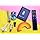 Space Writing Stationery Set for Kids - Space Fleet/Astronaut Theme Set Return Gifts - Eraser, Pencil, Sharpener and 1 Diary (Set of 12)- Multi Color.