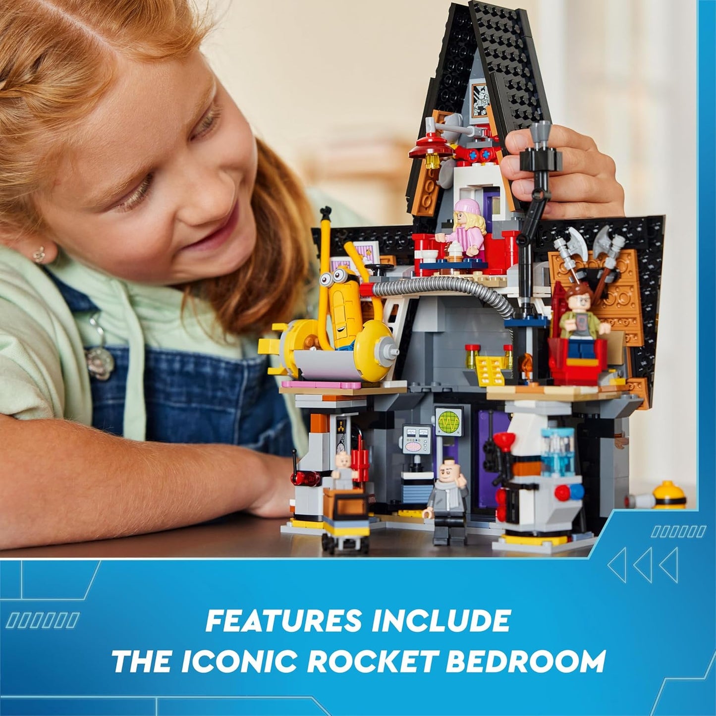 LEGO Despicable Me 4 Minions and Gru's Family Mansion 75583 Building Blocks Toys for 8+ Gift for Boys and Girls