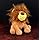 Tickles Sitting Jungle Lion Alex Soft Stuffed Plush Animal Toy for Kids Room (Size: 40 cm Color: Brown)