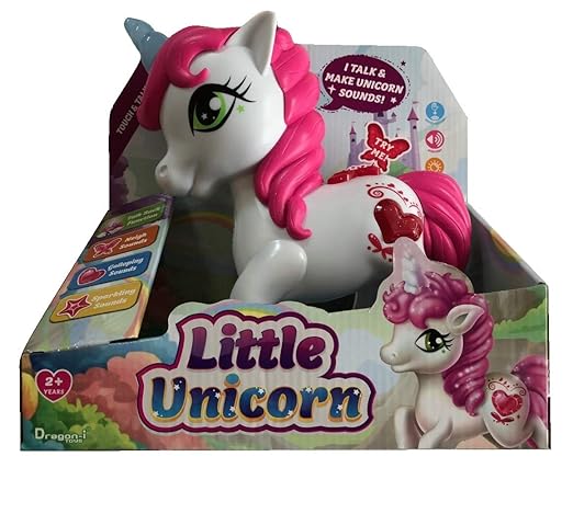 Dragon I Little Unicorn Touch and Talk Electronic Dinosaur Toys for Kids 2Y+, Multicolour
