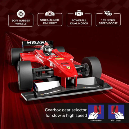 Mirana F1 Super Car RC Racing Car Bluetooth Speaker and App Control 1:16 Scale