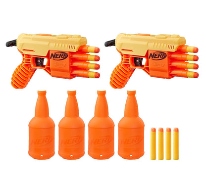 NERF Alpha Strike Fang QS-4 Dual Targeting Set -- 18-Piece Multicolor, 8Y+